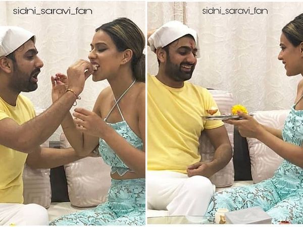 Naagin 4 Actress Nia sharma Celebrate Raksha Bandhan 2020 Check Pictures