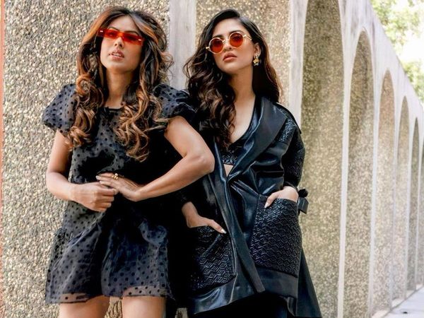 Nia Sharma with Krystle D'souza