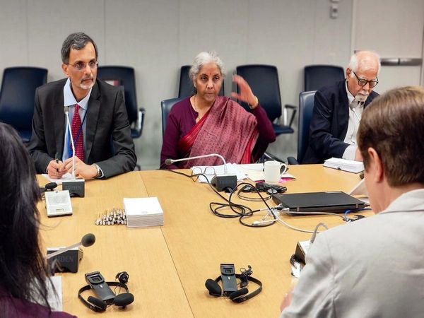 Finance Minister Nirmala Sitharaman met IMF MD Kristalina Georgieva