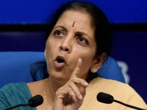 Finance Minister Nirmala Sitharaman 