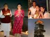 Mukesh Ambani and Hema Malini Family Light Candles