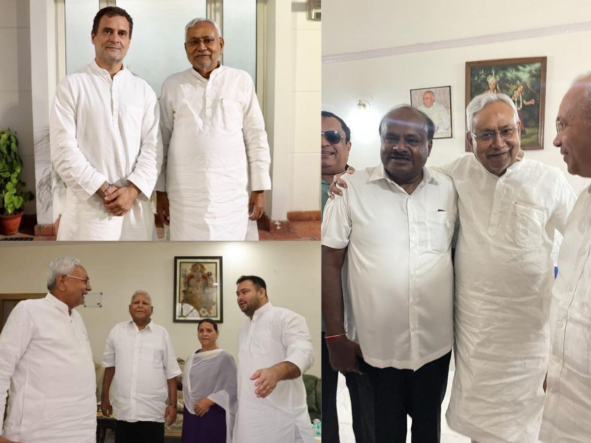 PM मोदी के खिलाफ नीतीश की मोर्चाबंदी! पहले लालू, फिर राहुल-कुमारस्वामी से मिले नीतीश, चेहरे पर दिखी मुस्कान; बोले- न इच्छा, न आकांक्षा