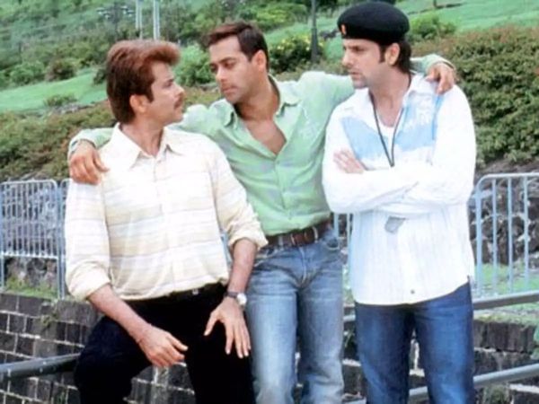 Anil Kapoor, Salman Khan and Fardeen Khan in No Entry