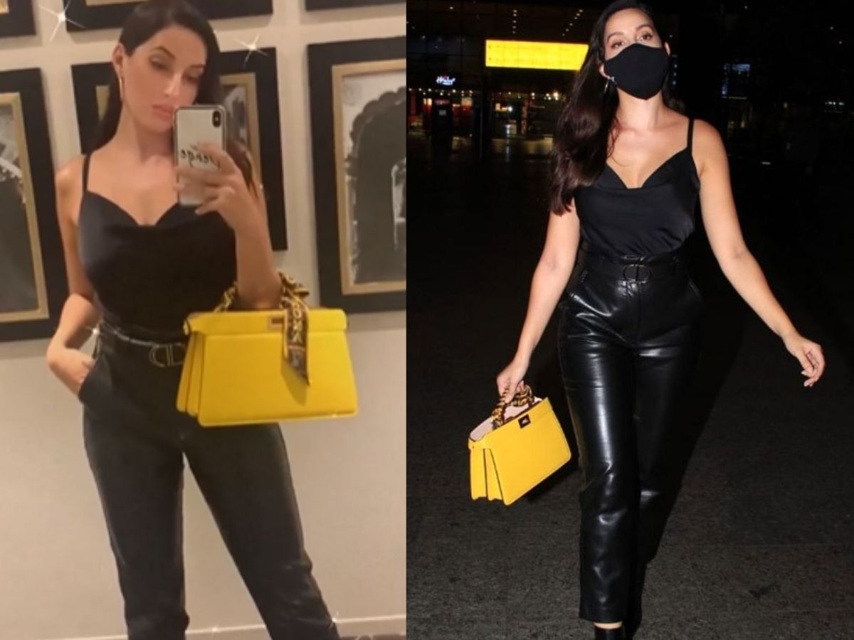Nora Fatehi Caries Rs 2.5 Lakh Bag, Looks Hot And Sizzling in