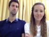 Novak Djokovic and his wife Jelena Djokovic