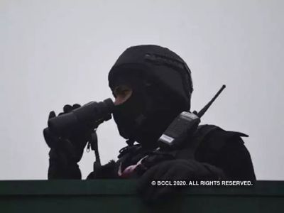 NSG commando on Trump visit NSG commando on Trump visit