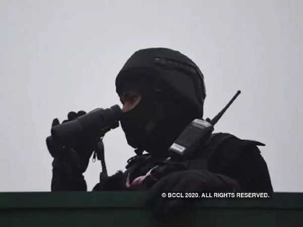 NSG commando on Trump visit