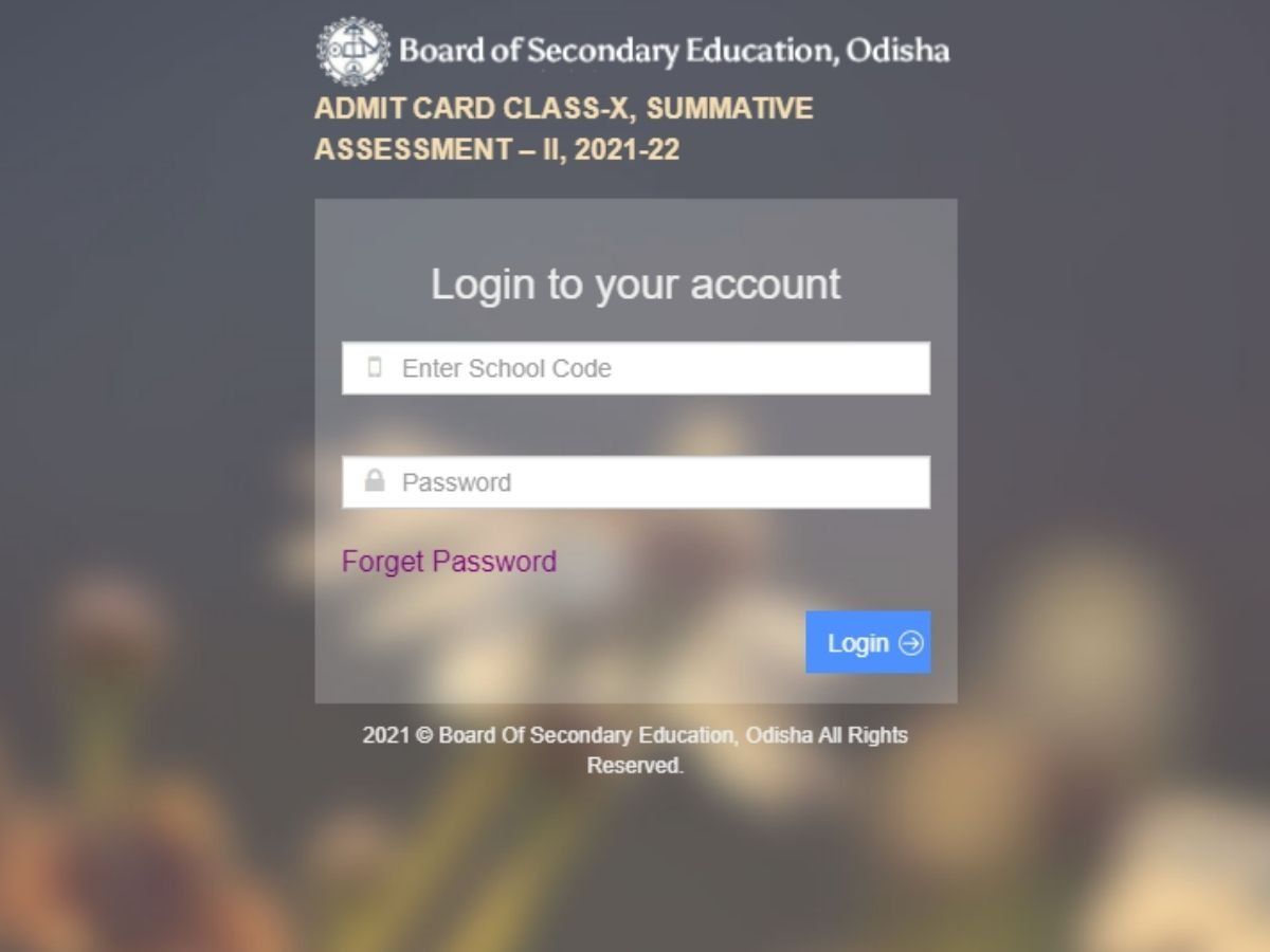 BSE Odisha 10th Admit Card 2022: ओडिशा बोर्ड ने जारी किया 10वीं परीक्षा के लिए एडमिट कार्ड, ऐसे करें डाउनलोड