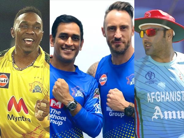 dhoni, faf du plessis, nabi, bravo