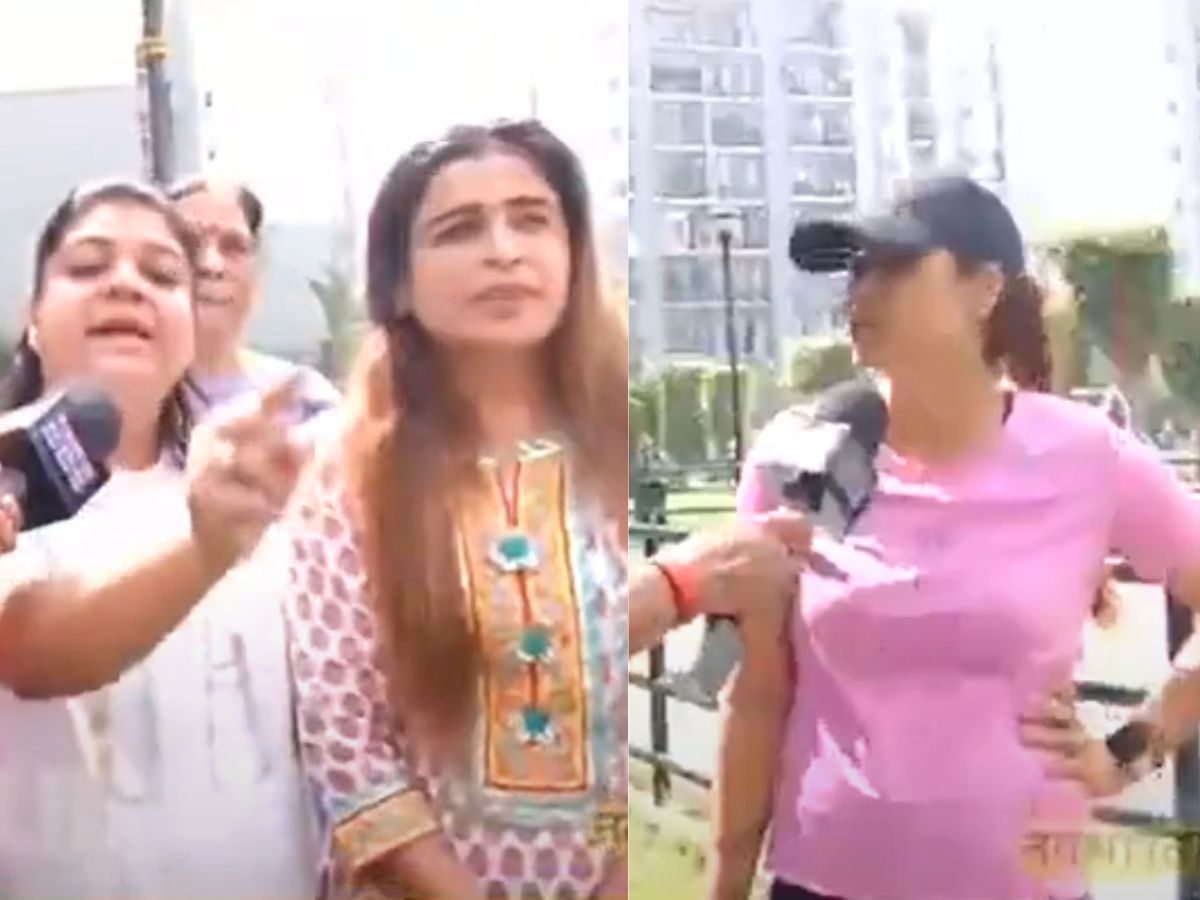बाउंसर लेकर लड़ने पहुंच गई थी 'गालीबाज' त्यागी की पत्नी, धमकाया था- डॉगी छोड़ देंगे...Omaxe Grand के स्थानीयों की आपबीती