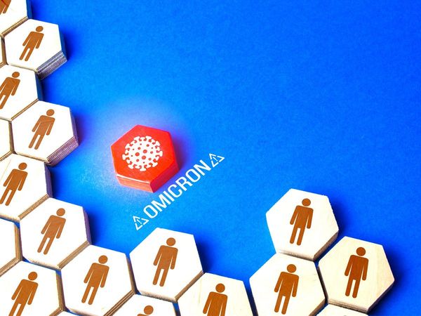 Omicron's community spread