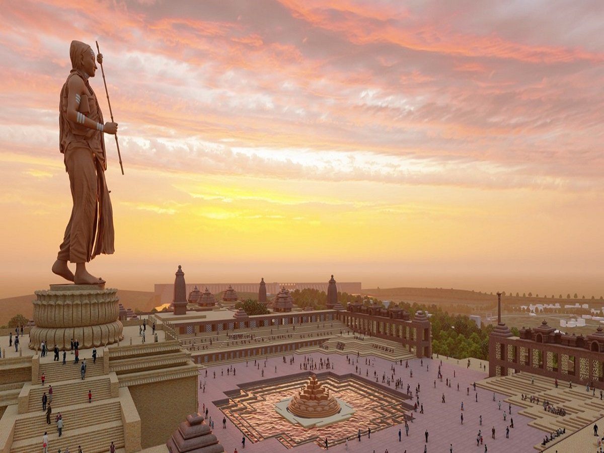 Shankaracharya StatueMp government will bulit 108 feet statue of