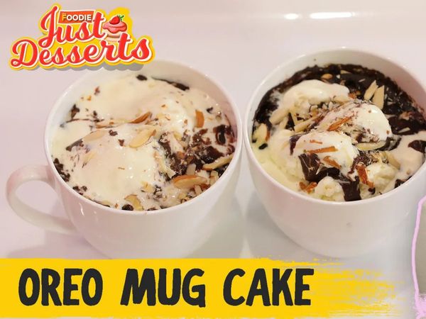 Oreo Mug Cake recipe video