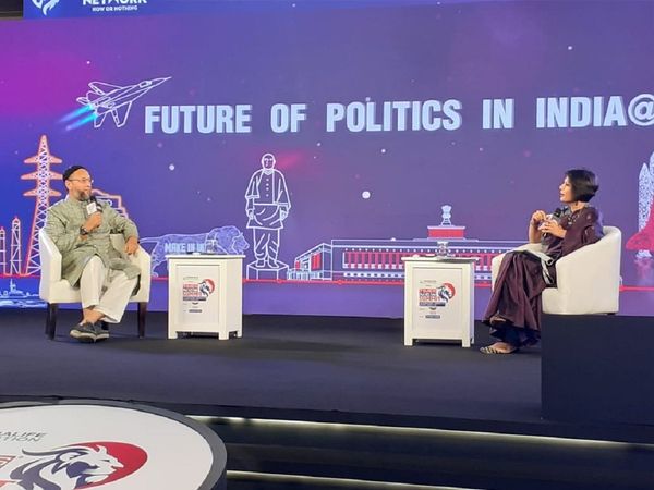 Times Now Summit के मंच पर Asaduddin Owaisi