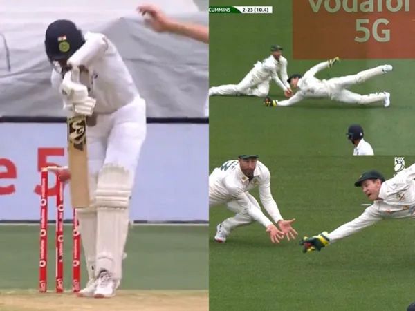 tim paine takes catch of cheteshwar pujara