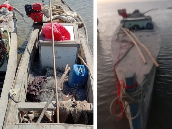 गुजरात के क्रीक इलाके से जब्त की गई 11 पाकिस्‍तानी नौकाएं, BSF को देख भागे मछुआरे
