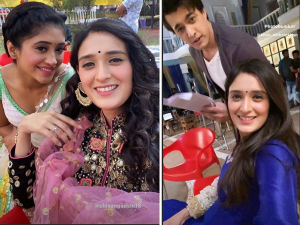 Yeh Rishta Kya Kehlata Hai Actress Pankhuri Awasthy left The show Share selfie with Shivangi Joshi Mohsin khan