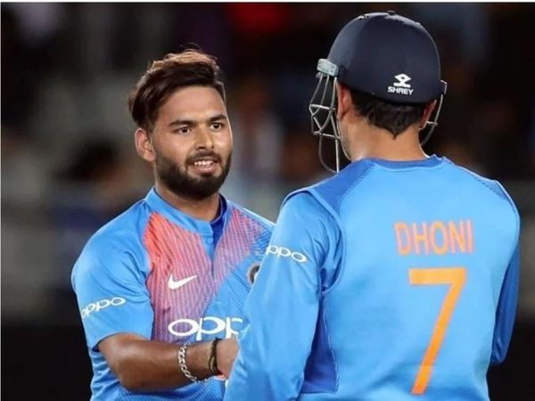 rishabh pant and ms dhoni