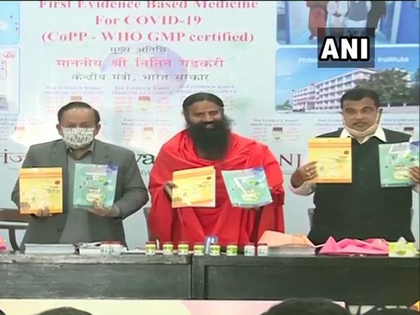 Yog Guru Ramdev releases first evidence-based medicine for COVID19 by Patanjali 