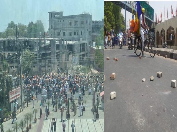 A clash broke out between khalistani supporters and shiv sena workers near in Patiala Punjab 