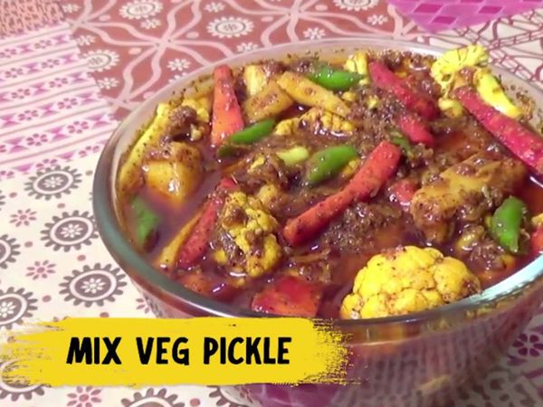 Homemade Mix Veg Pickle