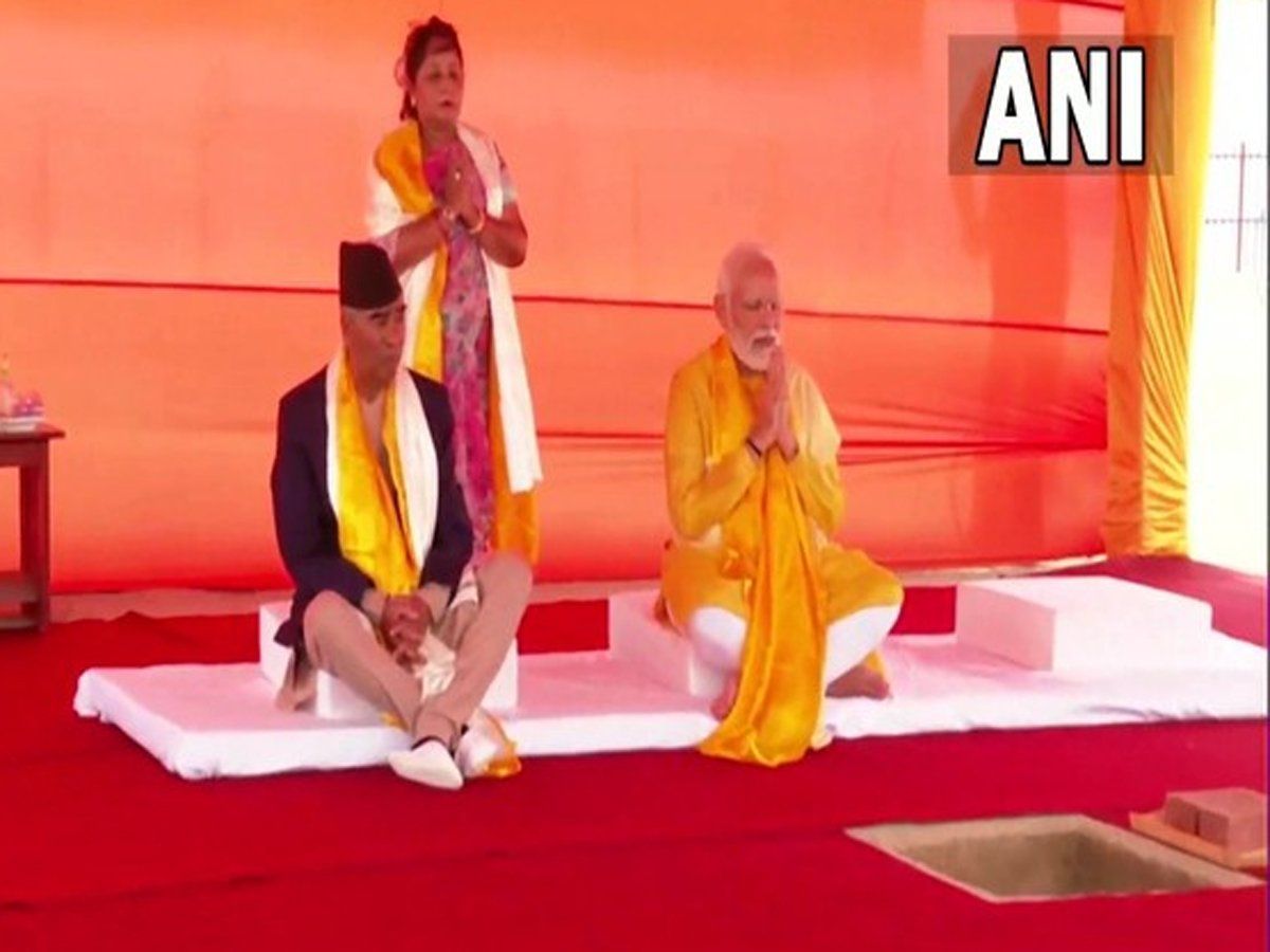 Lumbini : लुंबिनी से PM मोदी का शांति का संदेश, बौद्ध सांस्कृतिक केंद्र की आधारशिला रखी