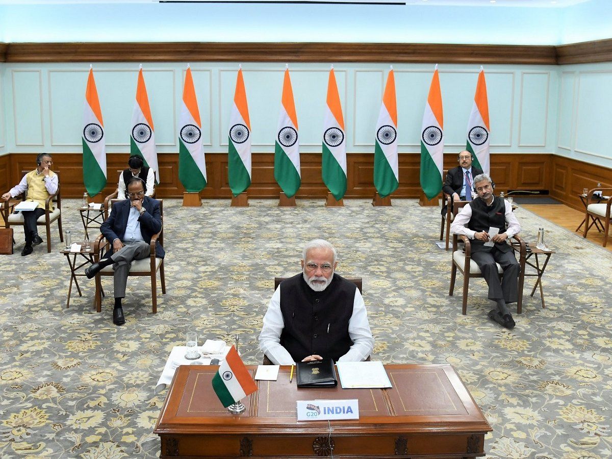 जी-20 के 'वर्चुअल' सम्मेलन में पीएम मोदी भी हुए शामिल, वैश्विक अर्थव्यवस्था के लिए बड़े पैकेज का ऐलान