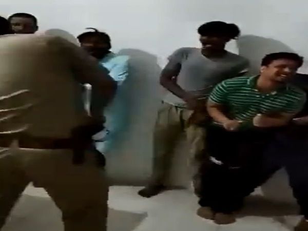 Akhilesh Yadav tweets video of police thrashing people said questions should be raised on such lockup