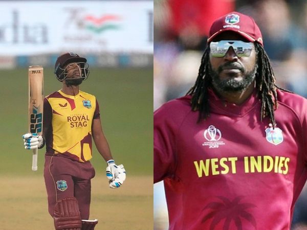 nicholas pooran and chris gayle