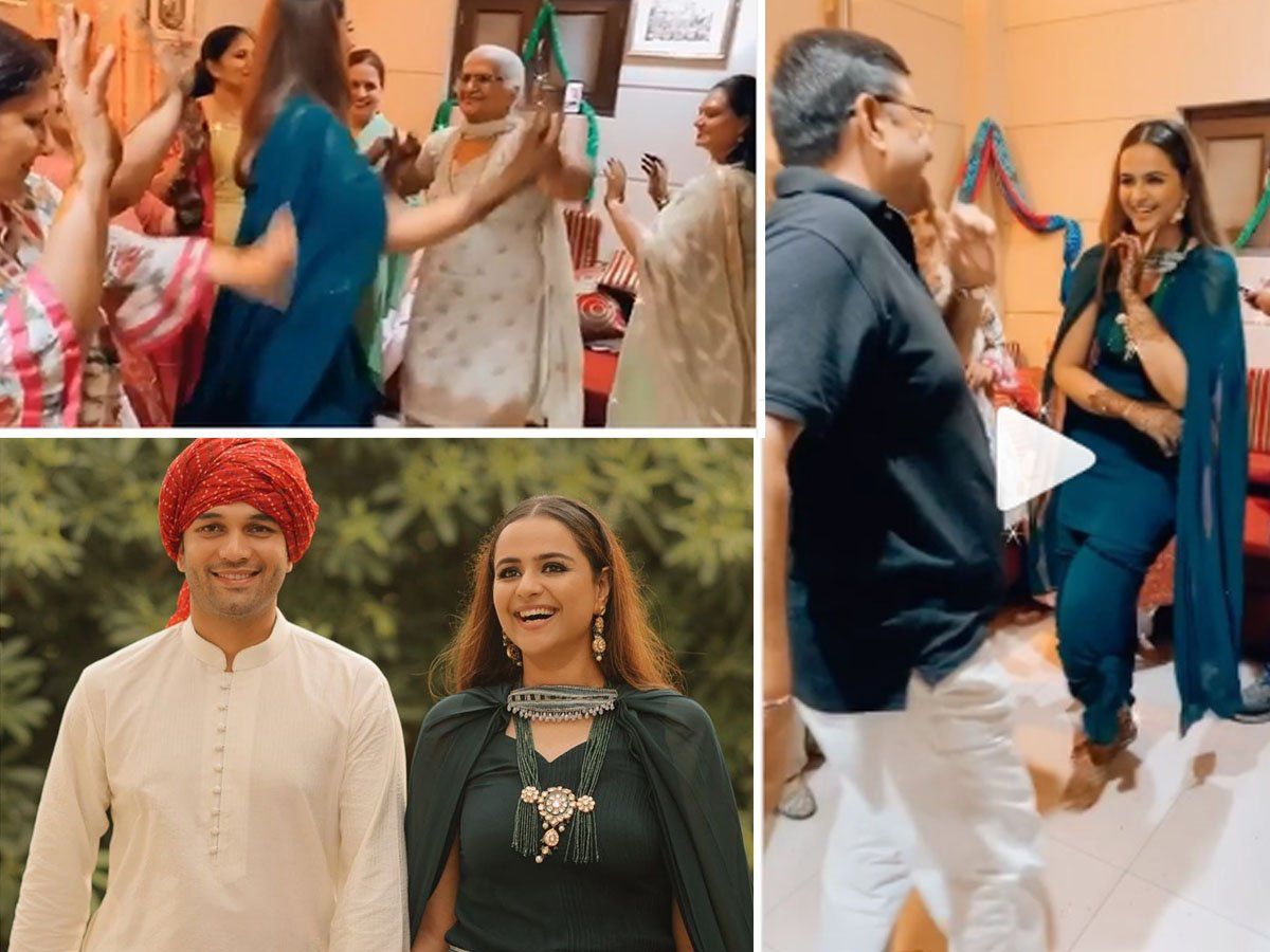 मेहंदी में पापा-नानी संग काला चश्मा गाने पर खूब नाचीं प्राची तेहलान, कल है दीया और बाती हम एक्ट्रेस की शादी