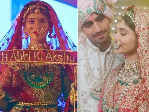 Pranali Rathod lehenga Cost: Yeh Rishta Kya Kehlata Hai Actress Pranali Rathod wear 2.35 lakh rupees lehenga for AbhiRa wedding- 