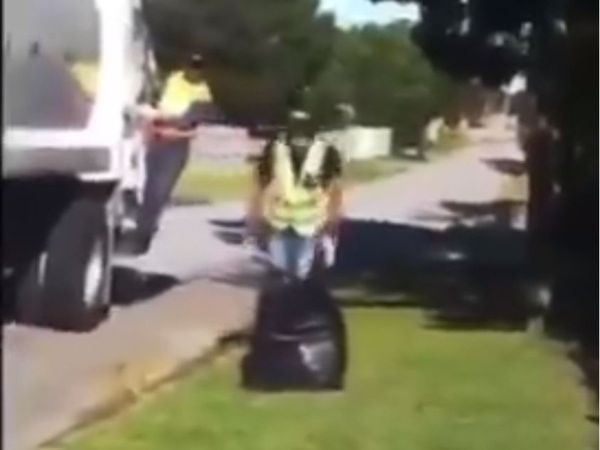 viral prank video Sweeper Shocked when he see girl in dustbin packet funny video