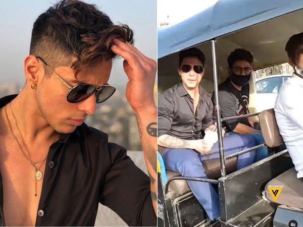 Pratik Sehajpal bigg boss 15 runner travel in Auto rickshaw And Soon with mika singh in music video-