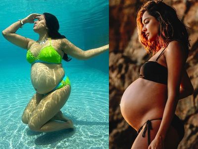 Actresses Who Flaunted Baby Bump in Bikini Actresses Who Flaunted Baby Bump in Bikini