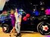 Prince Narula and Yuvika Chaudhary pose with Range Rover