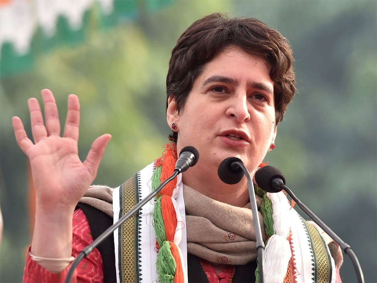 प्रियंका गांधी का सियासी वार, किसान देश का हित है जो उन्हें तोड़ना चाहते हैं, वे देशद्रोही