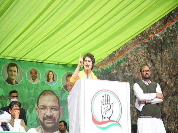 Priyanka Gandhi: किसान महापंचायत में प्रियंका का रौद्र रूप, किसानों को आतंकी बताना उनका घोर अपमान