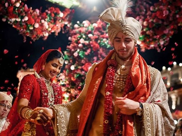 Priyanka Chopra and Nick Jonas Wedding Photo