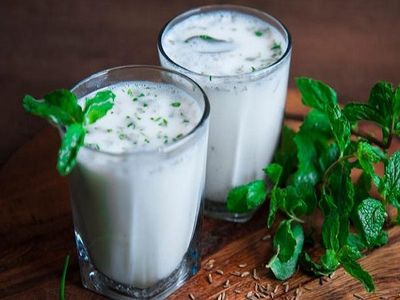 pudina buttermilk pudina buttermilk