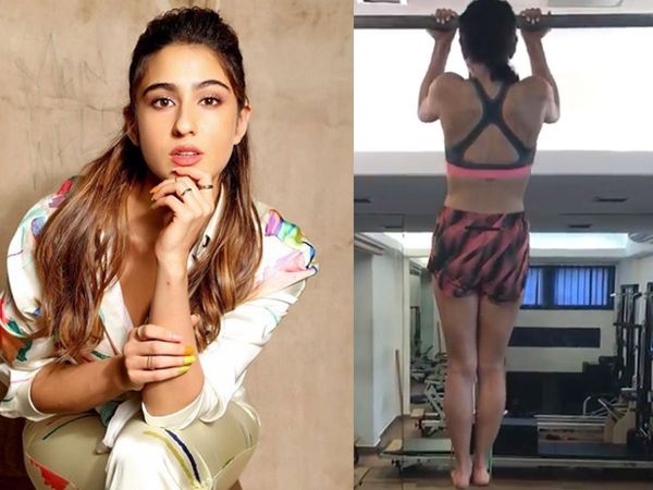 Sara Ali khan Pull-Ups Viral Video