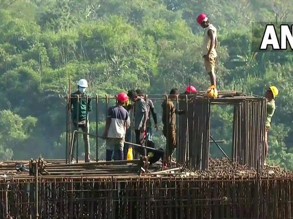 World's tallest railway bridge pier being built in Manipur as part of Jiribam-Imphal project