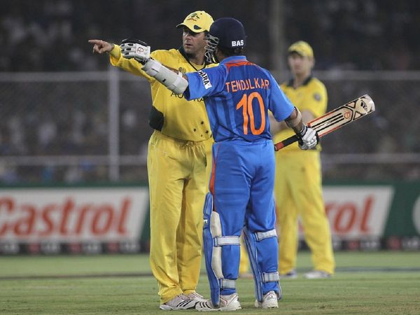 ricky ponting with sachin tendulkar