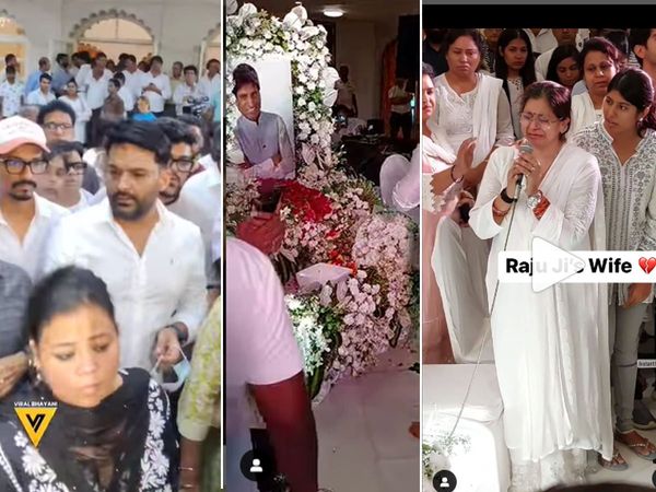 Raju Srivastav Prayer Meet photos: Kapil Sharma Bharti Singh To TMKOC Shailesh Lodha Johnny lever Attends Raju Srivastav Prayer Meet