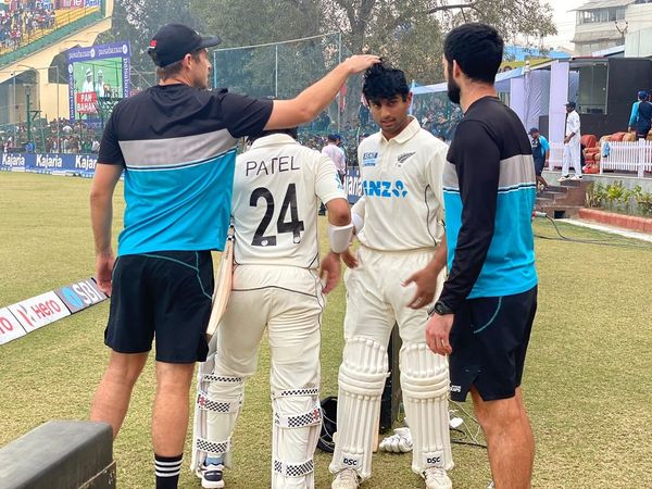 Rachin Ravindra and Ajaz patel