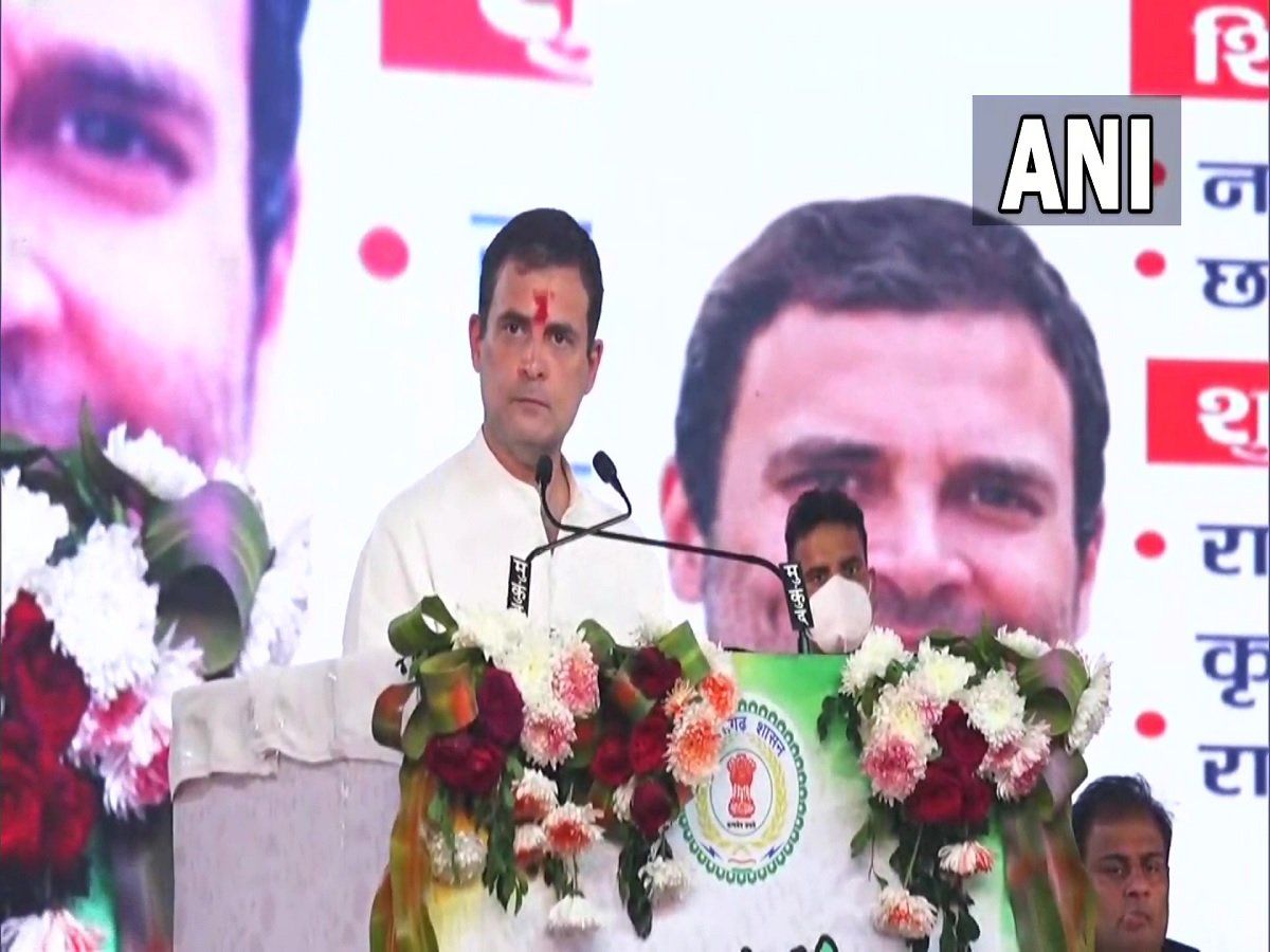 संसद के बाद रायपुर में राहुल गांधी ने अलापा दो हिंदुस्तान का राग, बोले- एक विचार थोपने की चल रही है साजिश