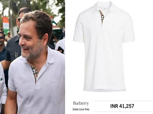 Rahul gandhi t shirt, Burberry brand t shirt, Burberry t shirt