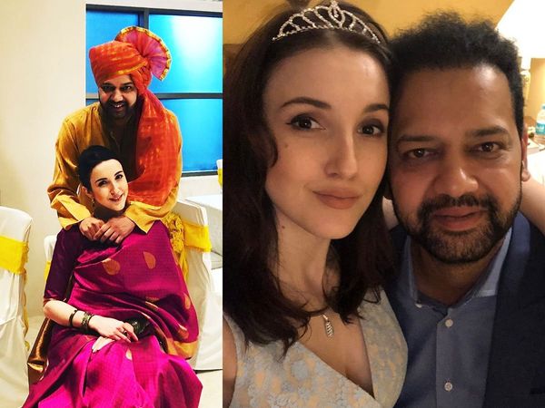 Rahul Mahajan with wife Natalya Mahajan