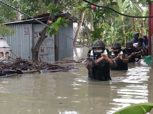 Cyclone Yaas : army personnel rescue and relief work in Bengal and Odisha