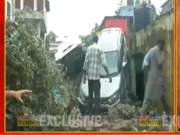 floods in Poonch, vehicles washed away in Surankote, heavy damage to houses