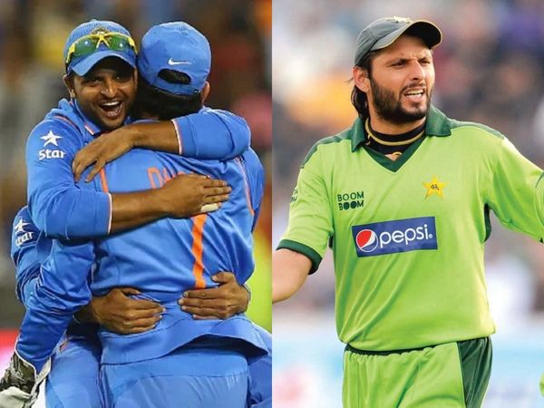 suresh raina and shahid afridi